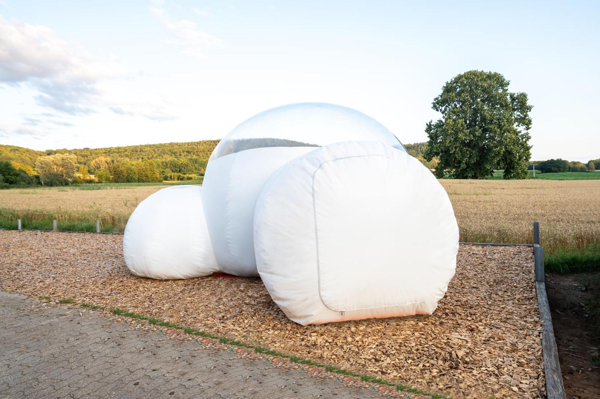 Bubble Tent Altmuehltal Greding Buitenkant foto